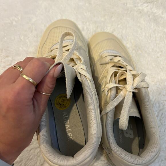 Size 7 - New Balance AURALEE x 550 8.5 Womens Clean Edgy Core Great Condition - Picture 8 of 11